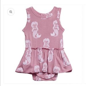 Sleeveless Skirted Bodysuit, Mermaid